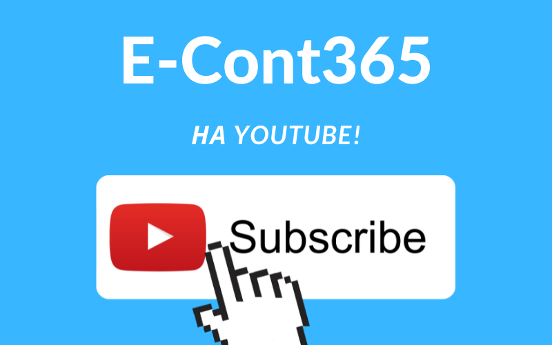 С 8 ноября 2021 года мы запустили YouTube канал проекта E-Cont365